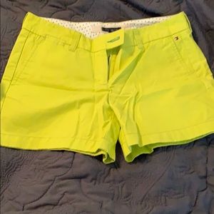 Lime Tommy Hilfiger Shorts